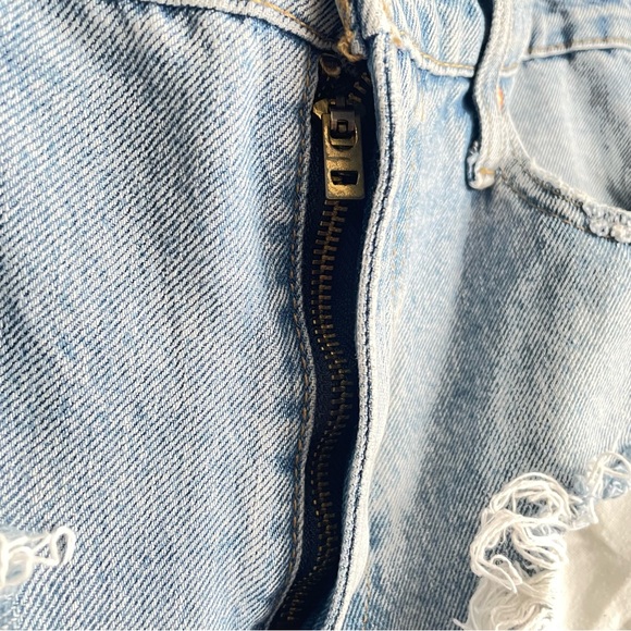 Levi’s 502 Hi-Ball Distressed Jeans Men’s W33 Tapered Streetwear Ripped Denim - Picture 7 of 14